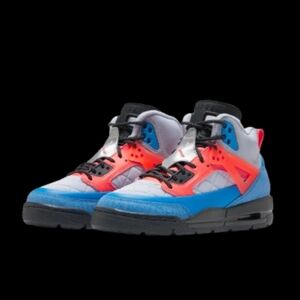 Jordan Spizike Winterized Womens/Kids Photo Blue Hot Lava Blue Chill